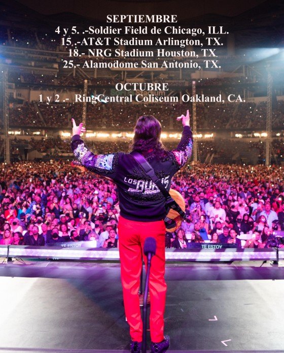 Cartel de Los Bukis "UNA HISTORIA CANTADA TOUR"