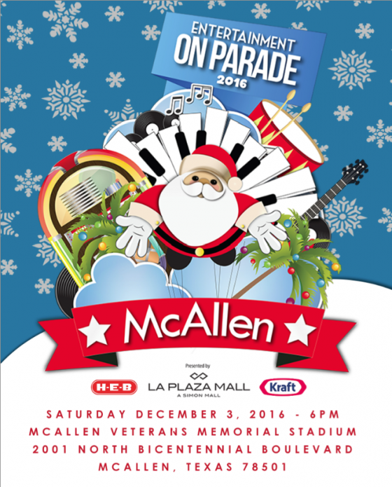 Cartel de McAllen Holiday Parade 2016